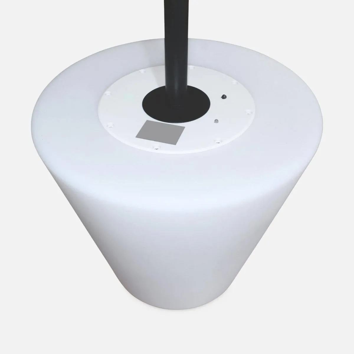 sweeek Lampada da terra colore bianco con batteria ricaricabile