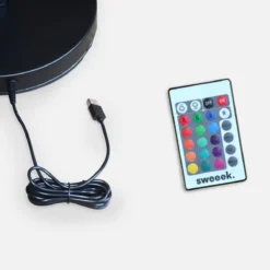 sweeek Lampada da terra colore bianco con batteria ricaricabile