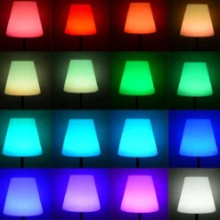 sweeek Lampada da terra colore bianco con batteria ricaricabile