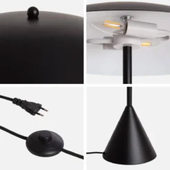sweeek Lampada da terra per interni in metallo, Ø50cm
