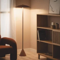 Lampada da terra per interni in metallo, Ø50cm