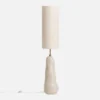 sweeek Lampada da terra per interno in ceramica e tessuto, Ø27cm