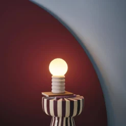 sweeek Lampada di ceramica maculata da interno