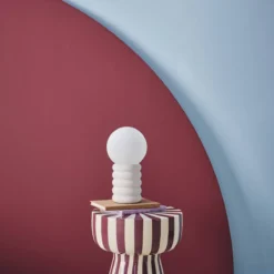 sweeek Lampada di ceramica maculata da interno