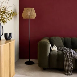 sweeek Lampada effetto rattan, 150cm
