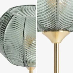 sweeek Lampada in metallo e vetro, 20cm