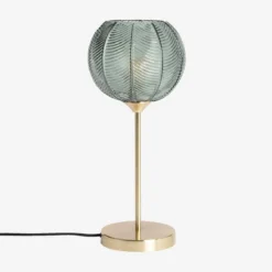 sweeek Lampada in metallo e vetro, 20cm