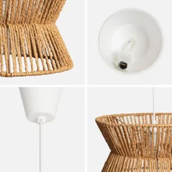 sweeek Lampade sospensione interna in rattan sintetico, 35cm