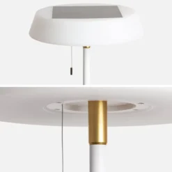 sweeek Lampione solare a LED da esterno, 150cm