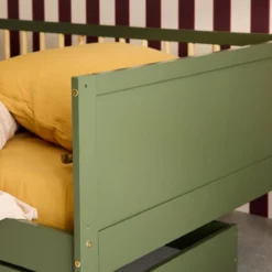 sweeek Letto bambino 90cm pino naturale rete a doghe inclusa