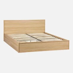Letto con rete a doghe e testiera 160x200cm + 4 cassetti