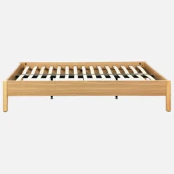 sweeek Letto con rete a doghe 160x200cm decorazione legno