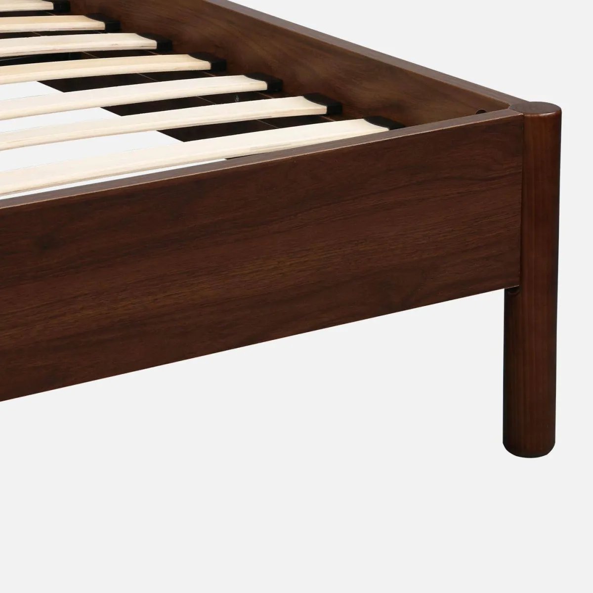 sweeek Letto con rete a doghe 90x190cm decorazione legno