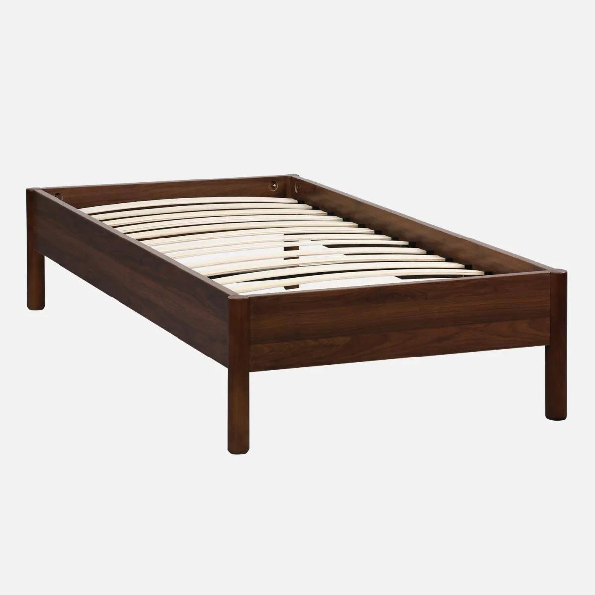 sweeek Letto con rete a doghe 90x190cm decorazione legno