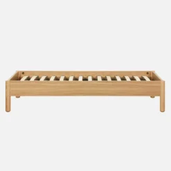 Letto con rete a doghe 90x190cm decorazione legno