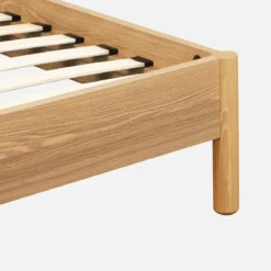Letto con rete a doghe 90x190cm decorazione legno