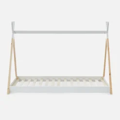 sweeek Letto tenda per bambini 190cm pino naturale, base inclusa