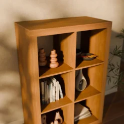 sweeek Libreria a 2 livelli con 6 scomparti