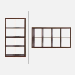 sweeek Libreria a 4 livelli con 8 scomparti