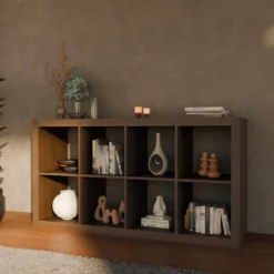 sweeek Libreria a 4 livelli con 8 scomparti