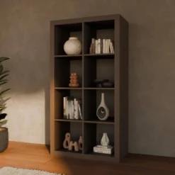 sweeek Libreria a 4 livelli con 8 scomparti