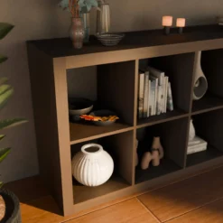 sweeek Libreria a 4 livelli con 8 scomparti