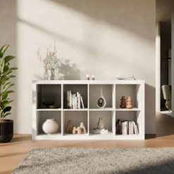 Libreria a 4 livelli con 8 scomparti