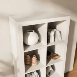 Libreria a 4 livelli con 8 scomparti