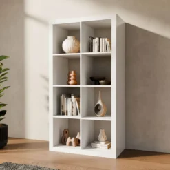 Libreria a 4 livelli con 8 scomparti