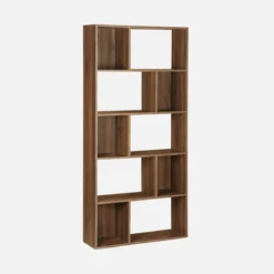 sweeek Libreria a 5 ripiani con 10 vani