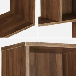sweeek Libreria a 5 ripiani con 10 vani