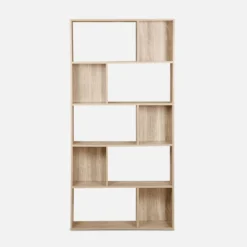 Libreria a 5 ripiani con 10 vani