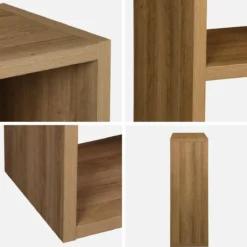 sweeek Libreria asimmetrica a 3 livelli con 6 vani