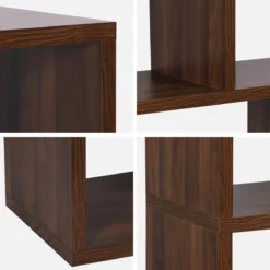 sweeek Libreria asimmetrica a 5 livelli con 10 scomparti