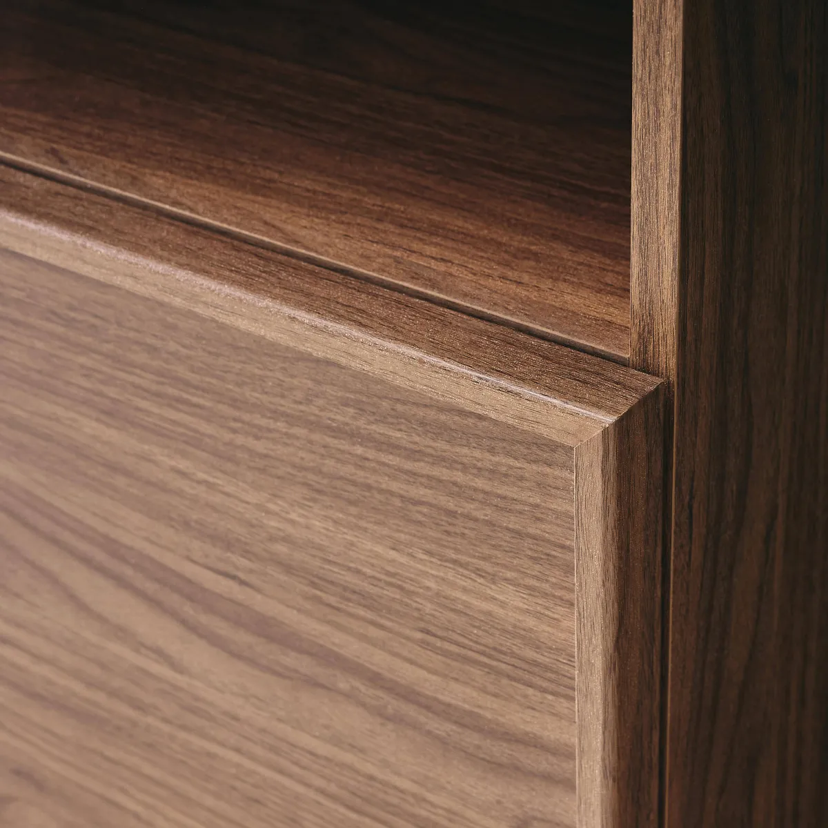 sweeek Libreria effetto legno con 2 ante a 5 livelli