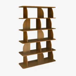 sweeek Libreria esotica in legno a 5 livelli