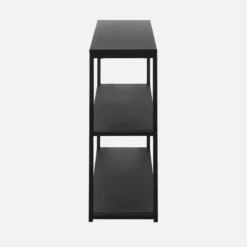 sweeek Libreria industriale in metallo nero, 120cm