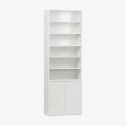 sweeek Libreria modulare con 2 ante e 5 livelli