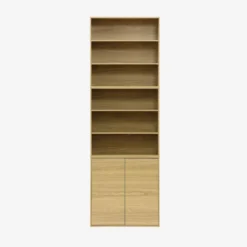 Libreria modulare con 2 ante e 5 livelli