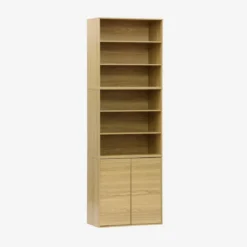 Libreria modulare con 2 ante e 5 livelli