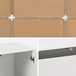 Libreria modulare decorativa in legno con 9 elementi