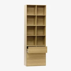 sweeek Libreria modulare in legno, 3 cassetti 8 vani