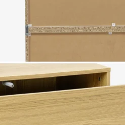 sweeek Libreria modulare in legno, 3 cassetti 8 vani