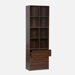 Libreria modulare in legno, 3 cassetti 8 vani