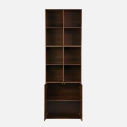 Libreria modulare in legno 3 elementi, 2 ante 8 vani