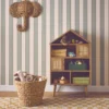 sweeek Libreria per bambini effetto legno e canna, 7 scomparti