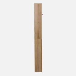 sweeek Mensola mobile WC decorato in legno e canna