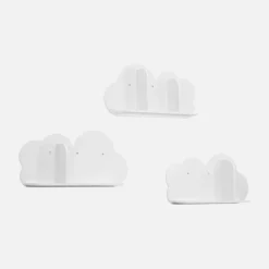 sweeek Mensole da parete nuvole per la cameretta dei bambini, set di 3