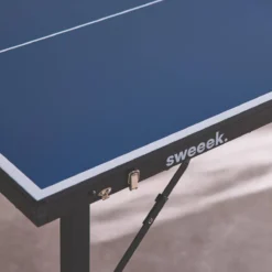 sweeek Mini tavolo da ping pong pieghevole per interni con 2 racchette e 3 palline, 150cm