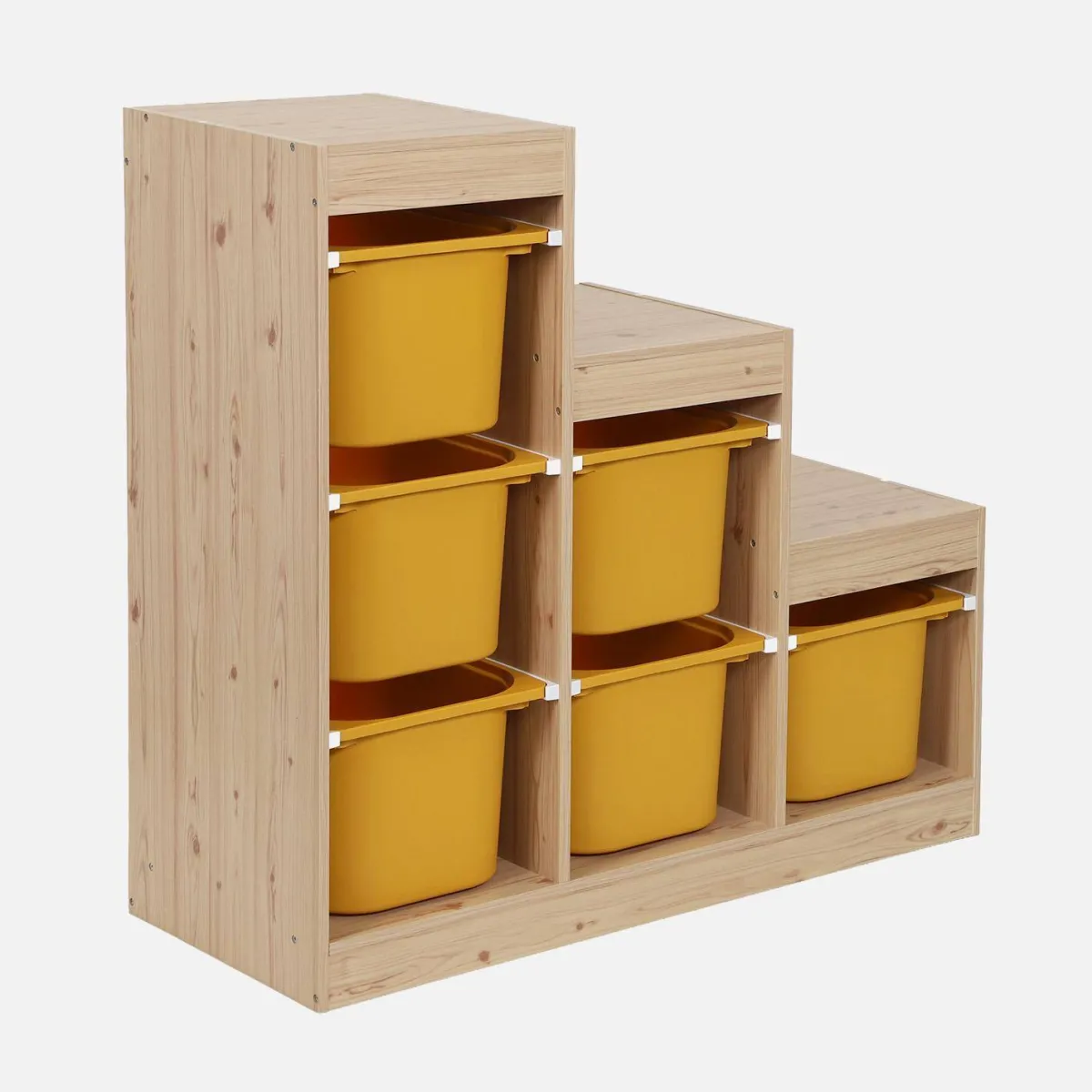 sweeek Mobile contenitore per bambini a scala con 6 contenitori